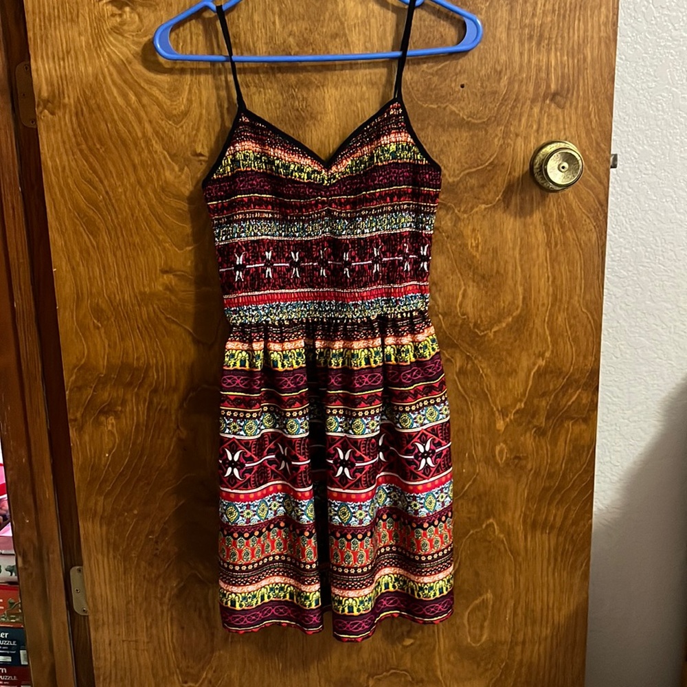 Stretchy sundress with pockets!